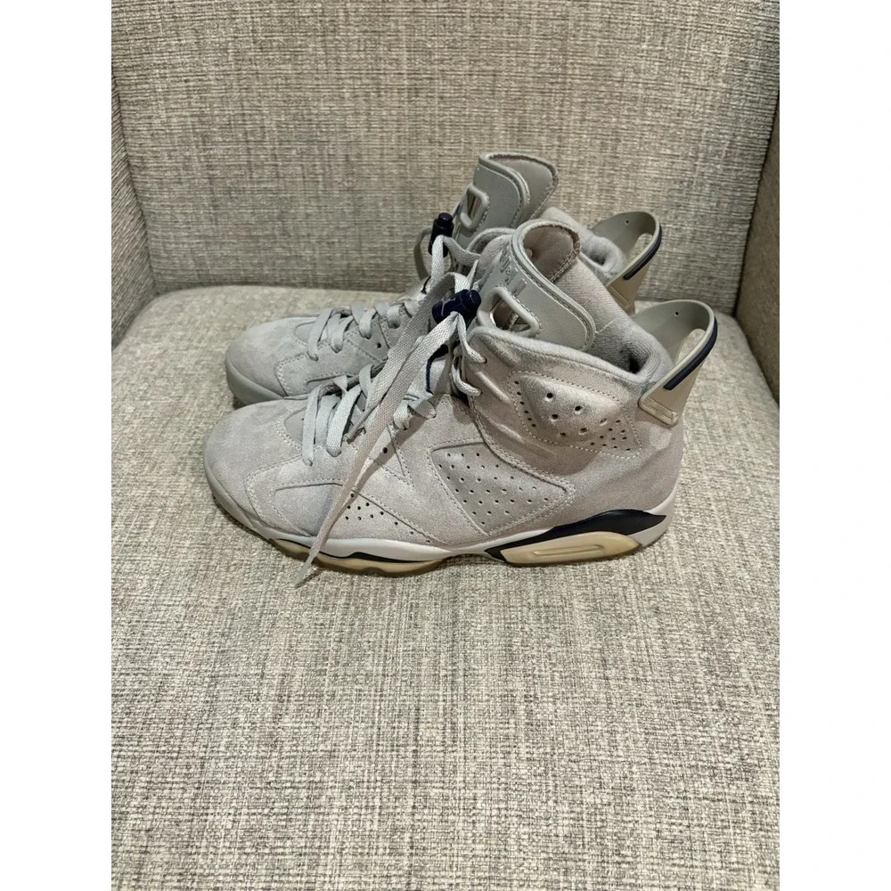 Air Jordan 6 Georgetown Retro Size 8 Mens Grey Sneakers 2022 CT8529-012